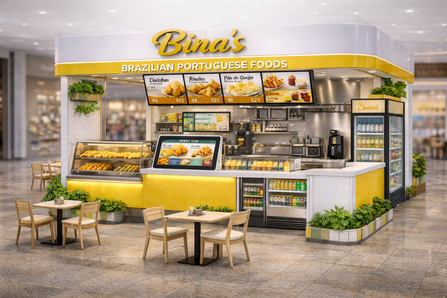 Bina's Franchise Opportunity - Food Kiosk & Distribution