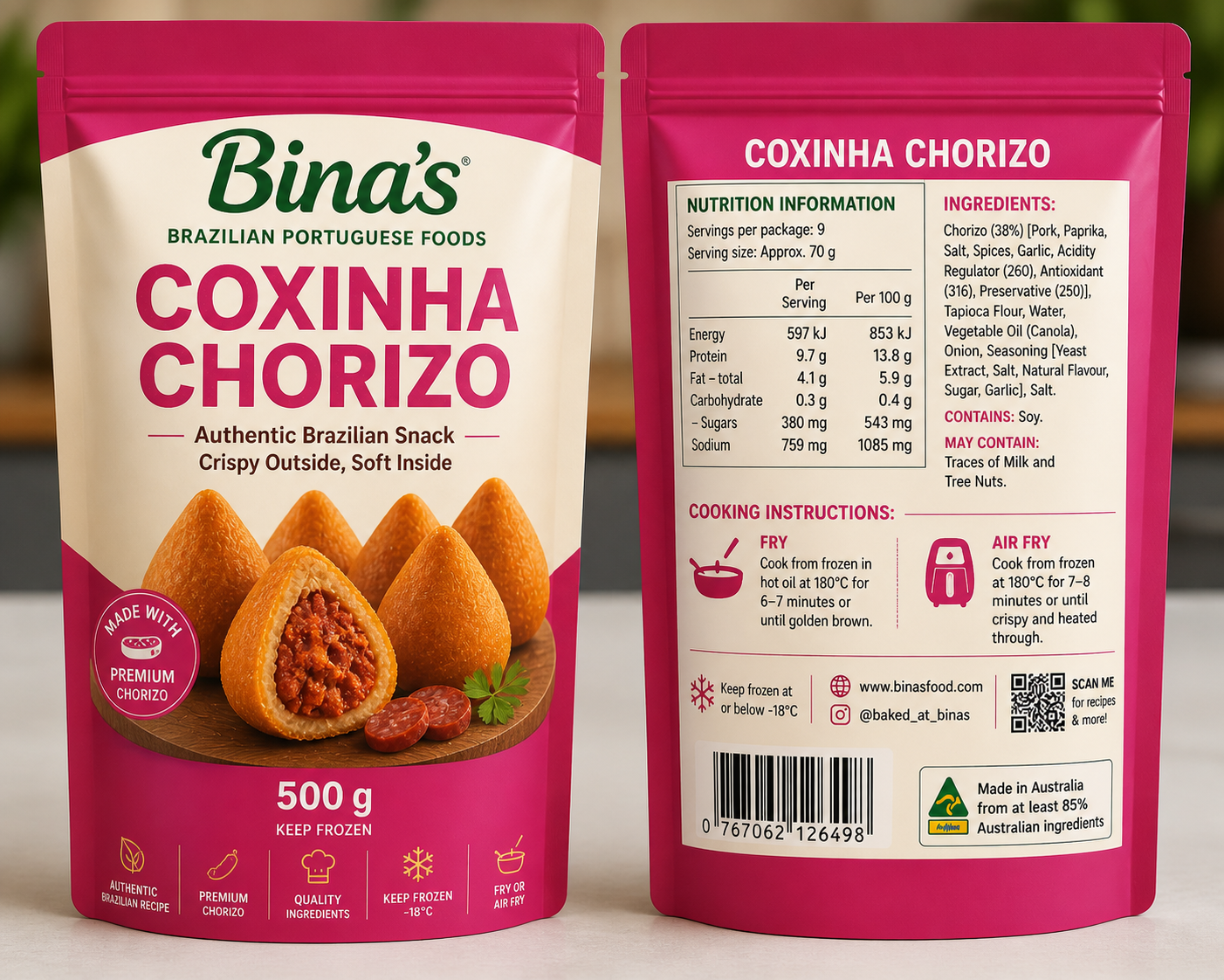 Coxinha Chorizo