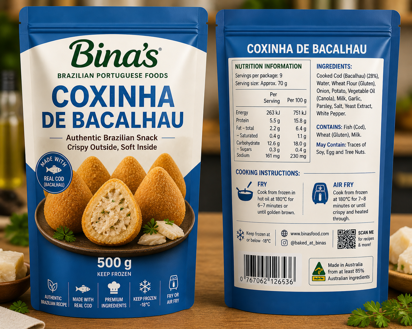 Coxinha de Bacalhau