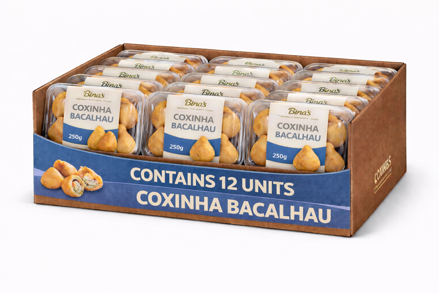 Coxinha Bacalhau Tray x 12