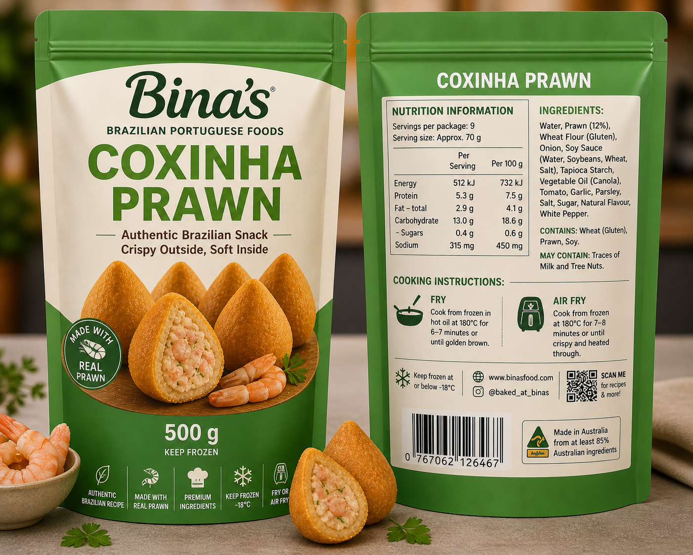 Coxinha Prawns