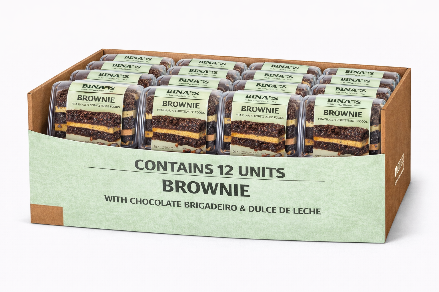 Brownie Box x12 Tray 500gr