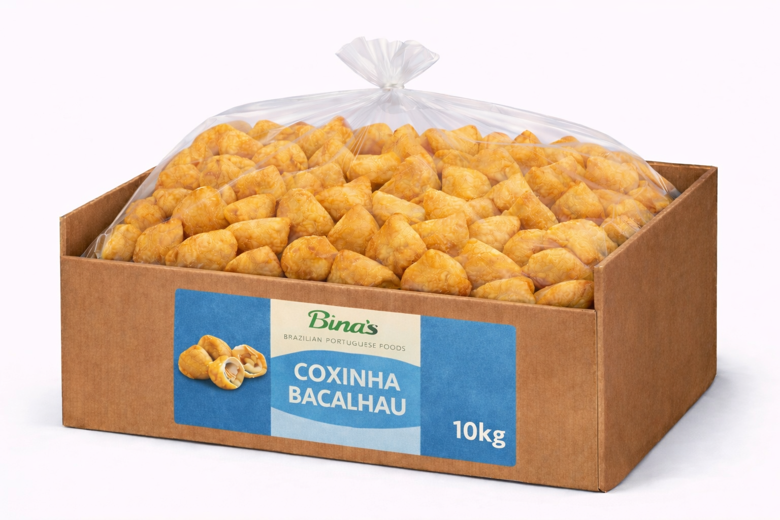 Coxinha Bacalhau Box 10Kg